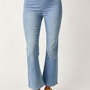Free People Light Blue Flare Jeans